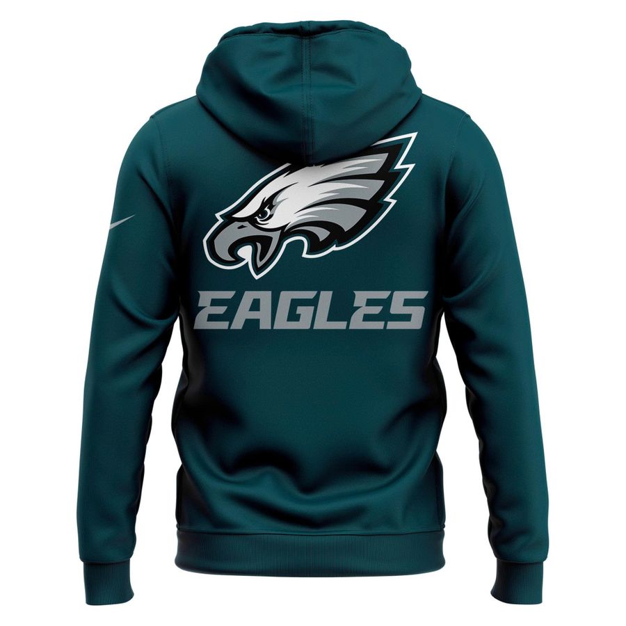 Unisex Black Philadelphia Eagles 2025 NFC East Division Champions Hoodie