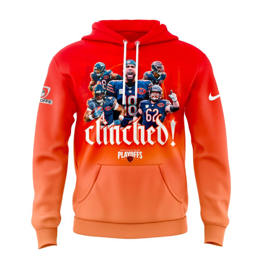 Chicago Bears Playoffs 2025-26 Hoodie