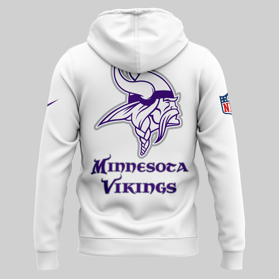 Minnesota Vikings Summit White 2025 Hoodie