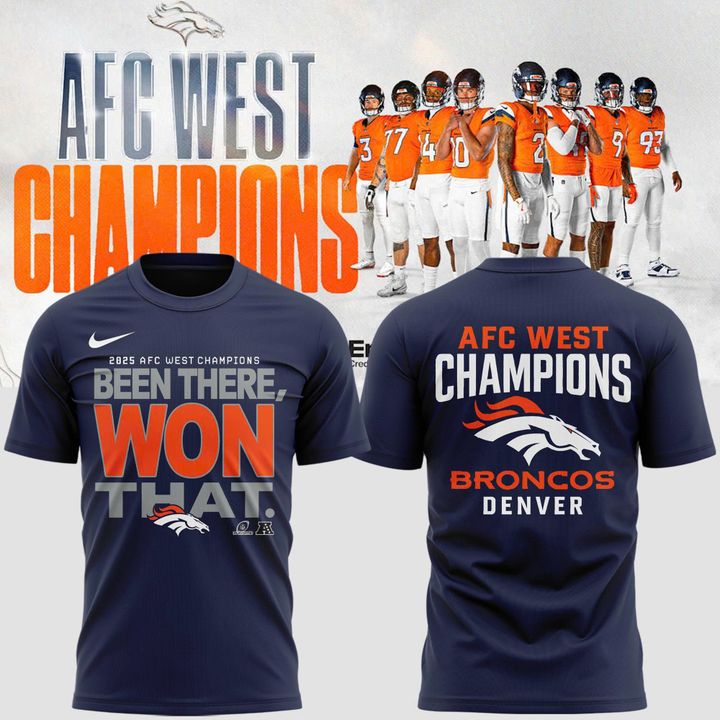 Denver Broncos – 2025 AFC West Champions Shirt
