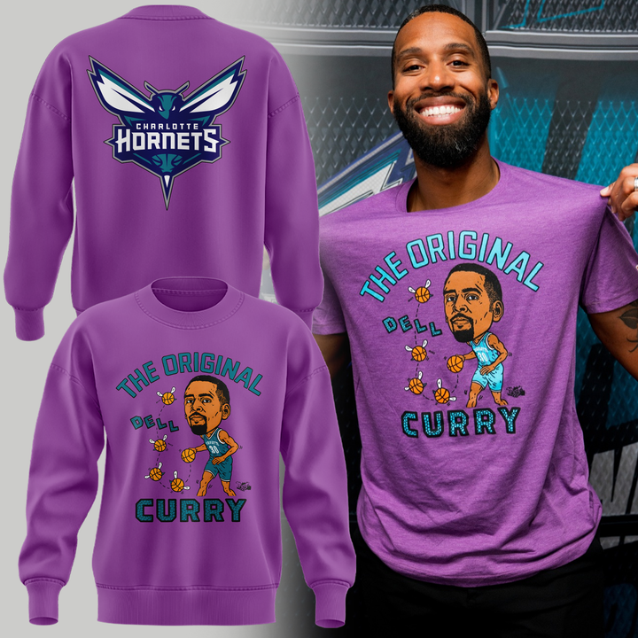 01.Charlotte Hornets-The Original CURRY  Limited Edition  Sweatshirt