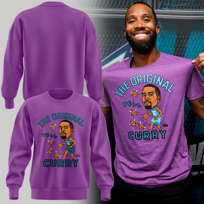02.Charlotte Hornets-The Original CURRY  Limited Edition  Sweatshirt