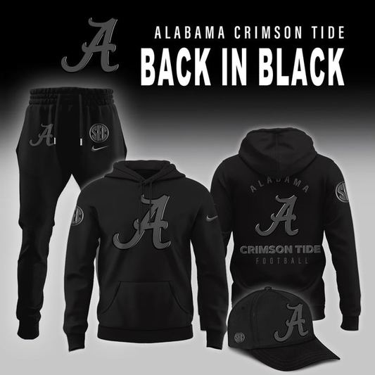 Alabama Crimson  2026 Back In Black Limited Edition Hoodie