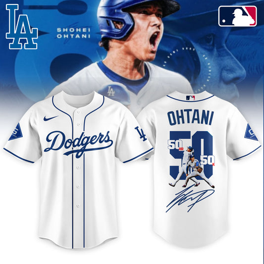 LA Dodgers x Shohei Ohtani 50/50 Home Run Jersey Editions Limited +Selling Out Fast