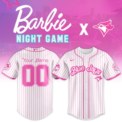 Toronto Blue Jays MLB x Barbie Night Game Limited Edition Jersey 2025