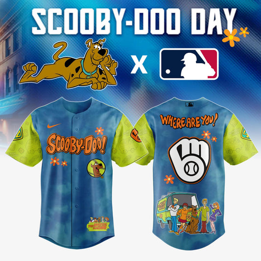 Milwaukee Brewers MLB x Scooby Doo Jersey 02 Editions Limited