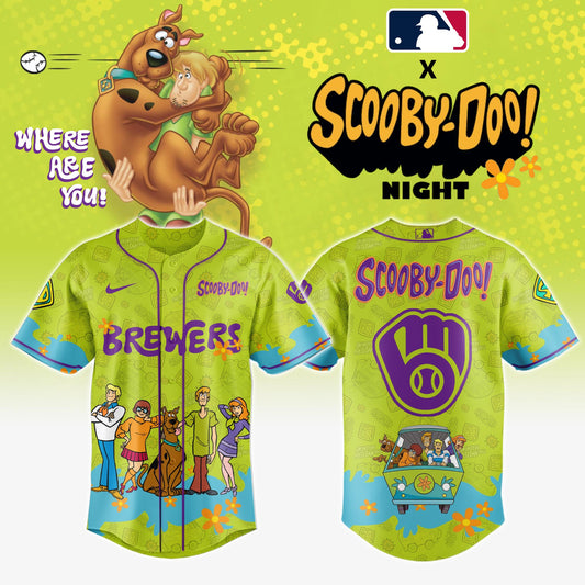 Milwaukee Brewers MLB x Scooby Doo Jersey Editions Limited