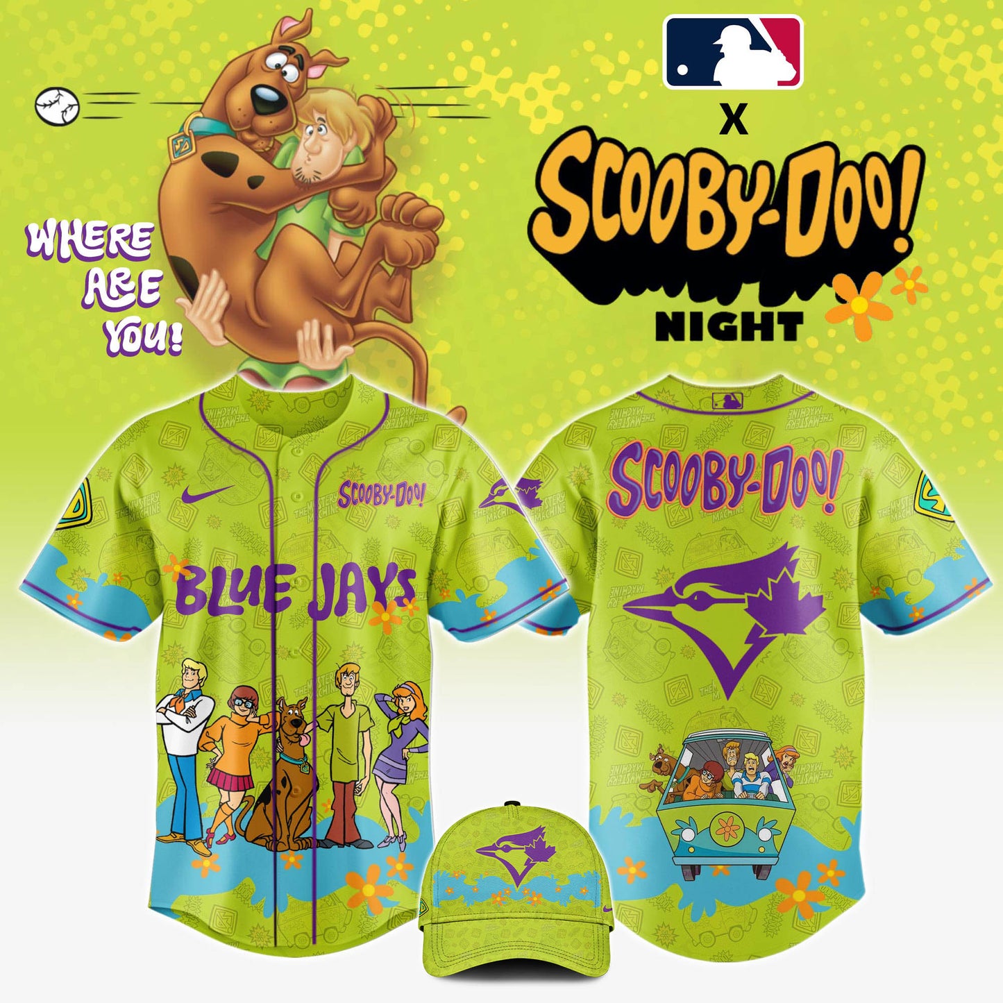 Toronto Blue Jays MLB x Scooby Doo Jersey Editions Limited
