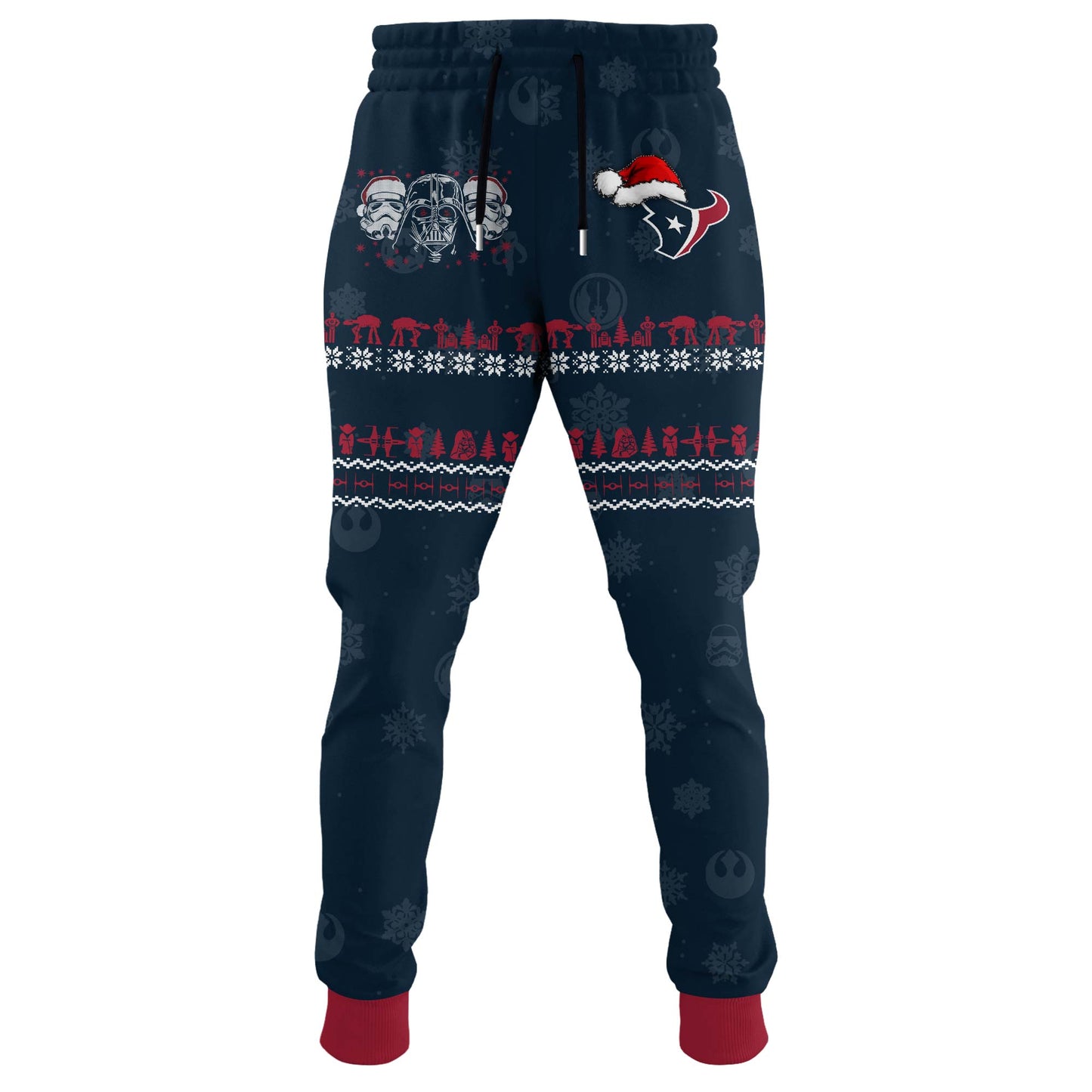 Unisex Texans Merry Christmas The Force Edition Hoodie