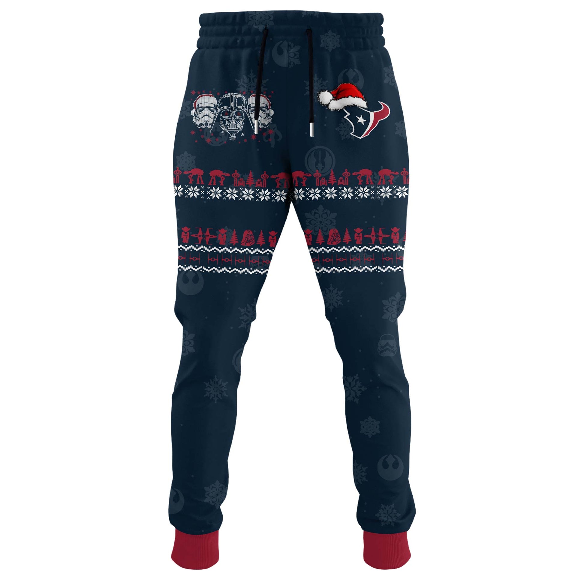 Unisex Texans Merry Christmas The Force Edition Hoodie