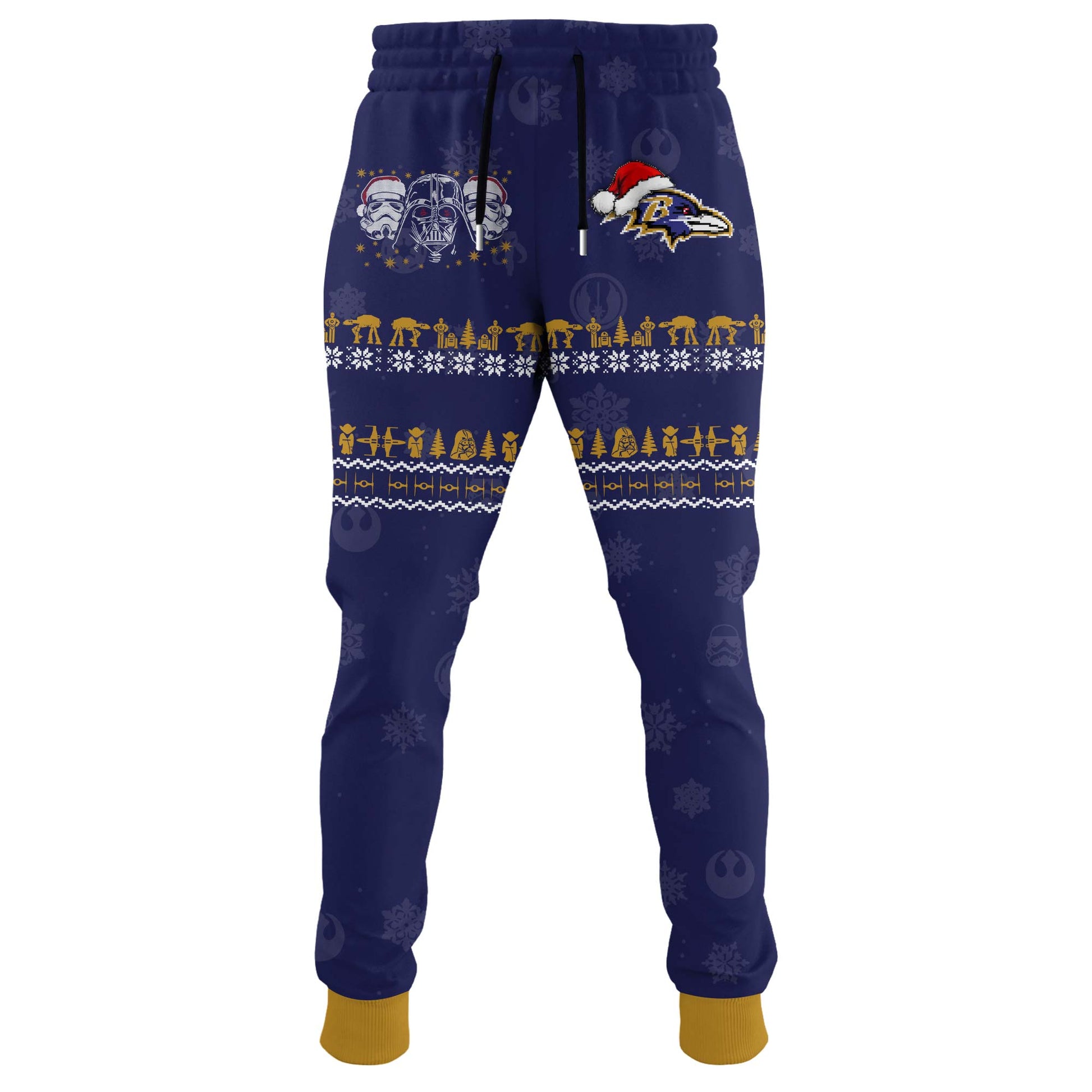 Unisex Ravens Merry Christmas The Force Edition Hoodie