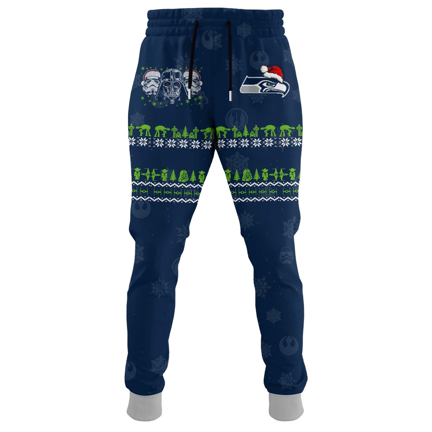 Unisex Seahawks Merry Christmas The Force Edition Hoodie