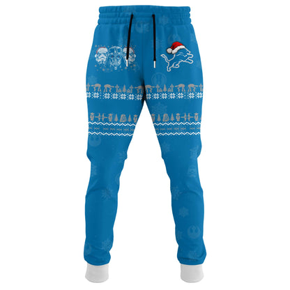 Unisex Lions Merry Christmas The Force Edition Hoodie