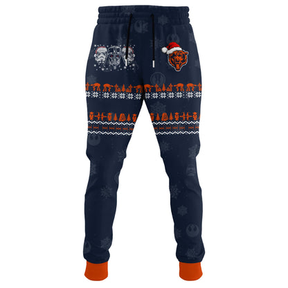 Unisex Bears Merry Christmas The Force Edition Hoodie