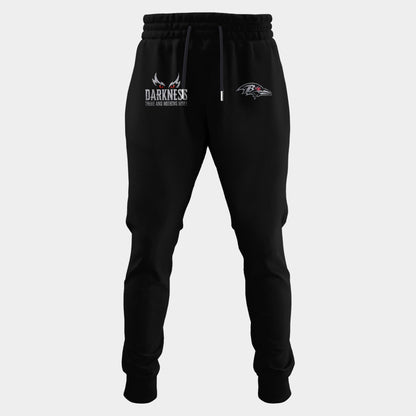 Ravens All-Black Darkness Zip Hoodie