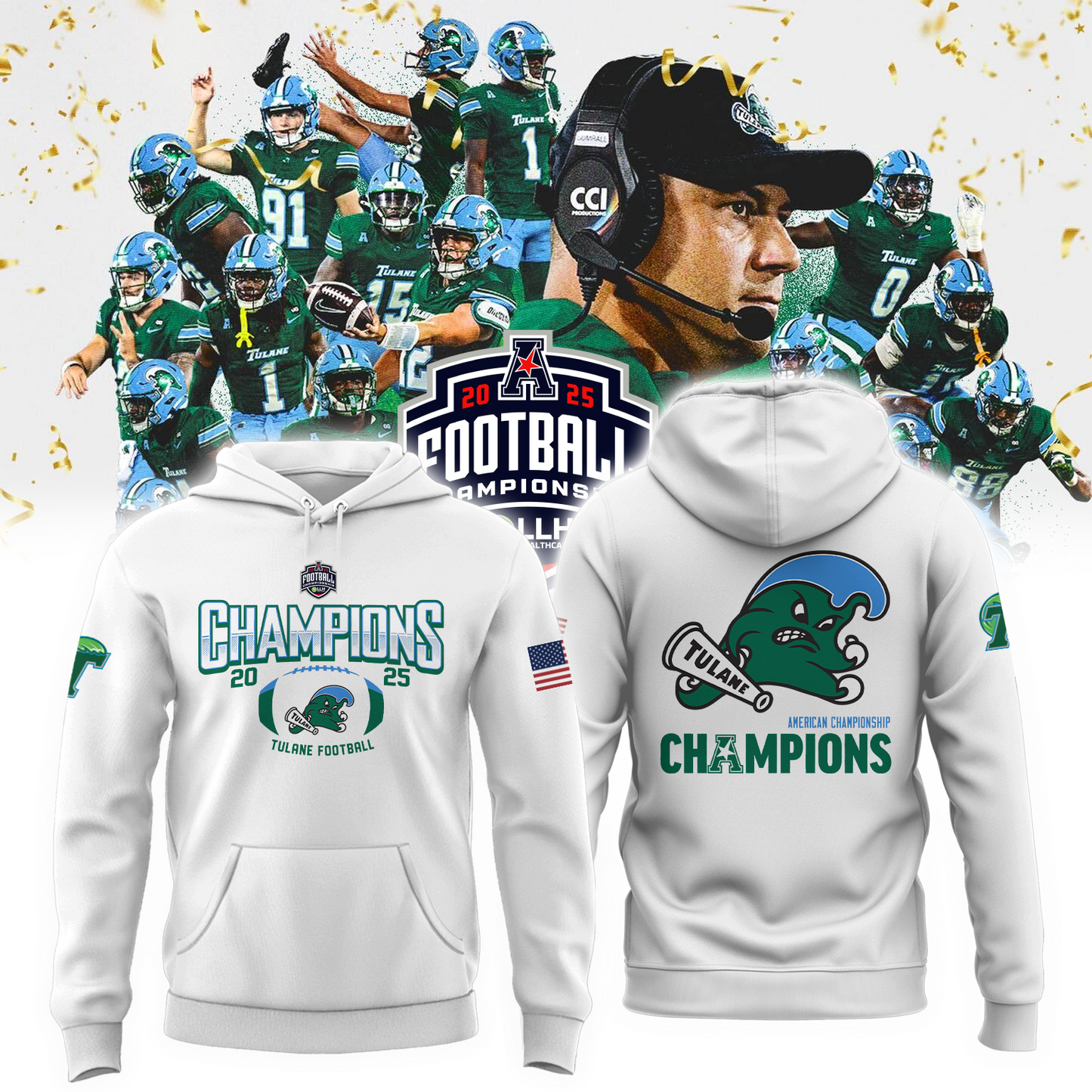 Tulane Football - We are Champions