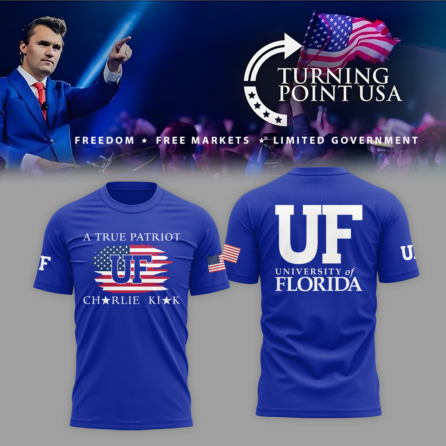 University of Florida x Turning Point USA Tshirt