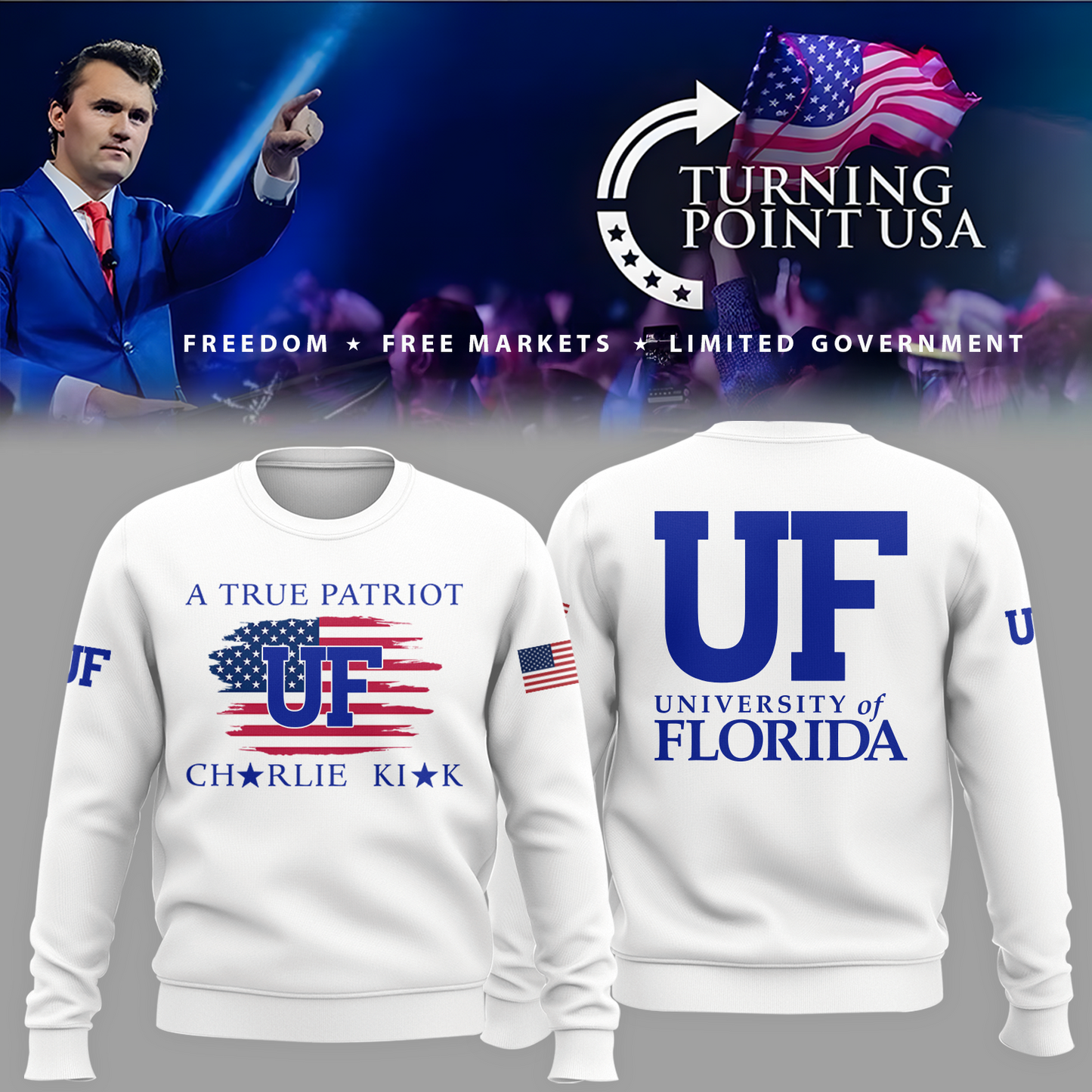 University of Florida x Turning Point USA Hoodie Sweatshirt