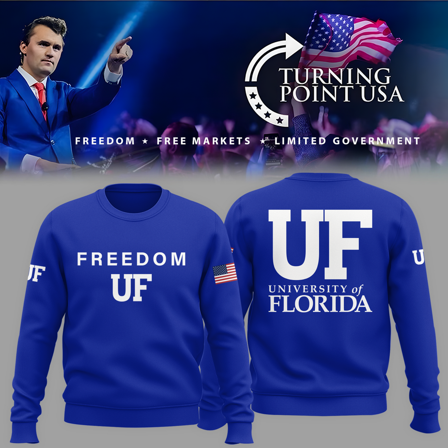 University of Florida x Turning Point USA Hoodie Sweatshirt