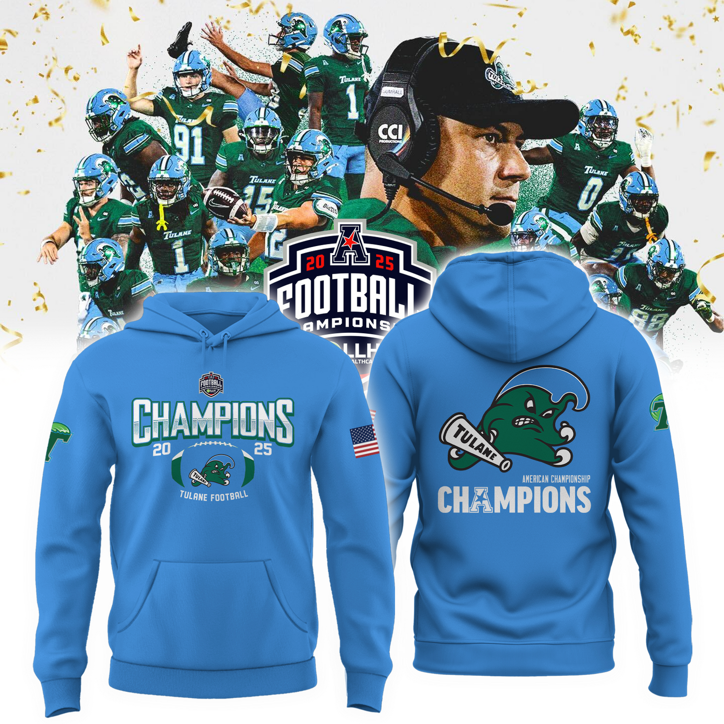 Tulane Football - We are Champions