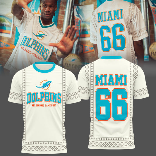 Miami Dolphins in Madrid Game Limited Edition Shirt