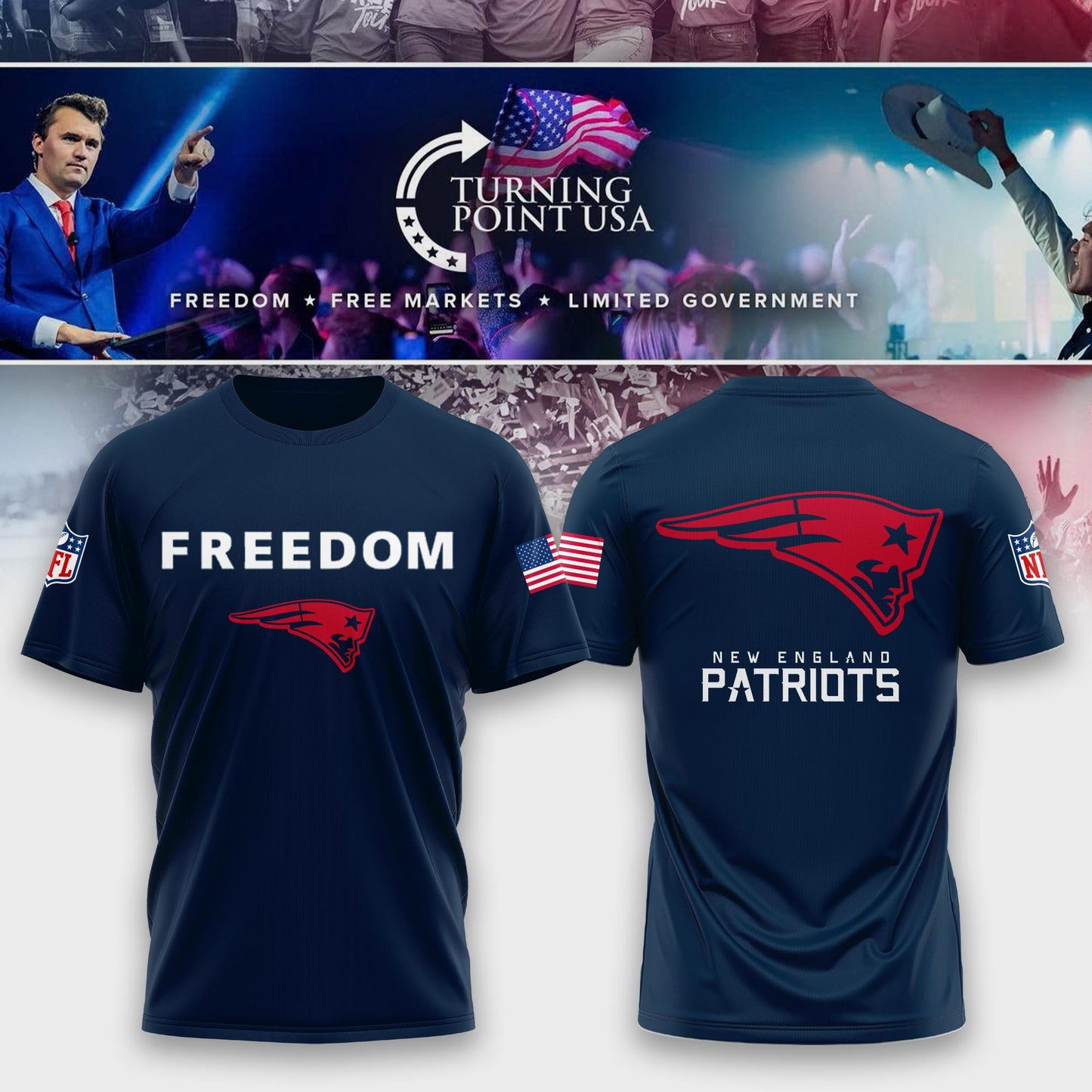 .     NE Freedom Legacy Tshirt