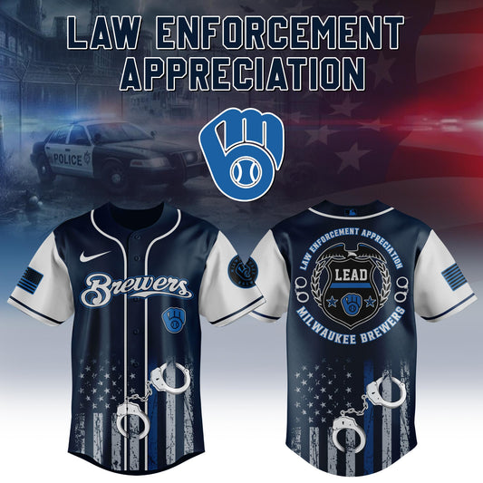 Milwaukee Brewers MLB x Law Enforcement Appreciation Day Jersey Limited