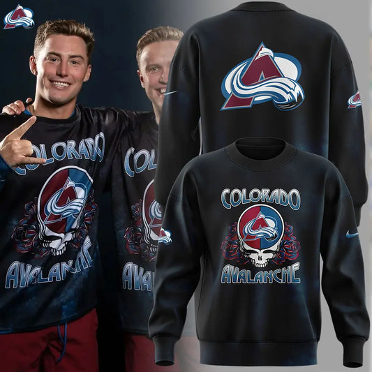 Limited Edition Colorado Avalanche Grateful Dead Night Sweatshirt