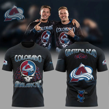 Limited Edition Colorado Avalanche Grateful Dead Night Tshirt