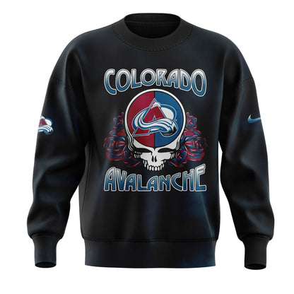 Limited Edition Colorado Avalanche Grateful Dead Night Sweatshirt
