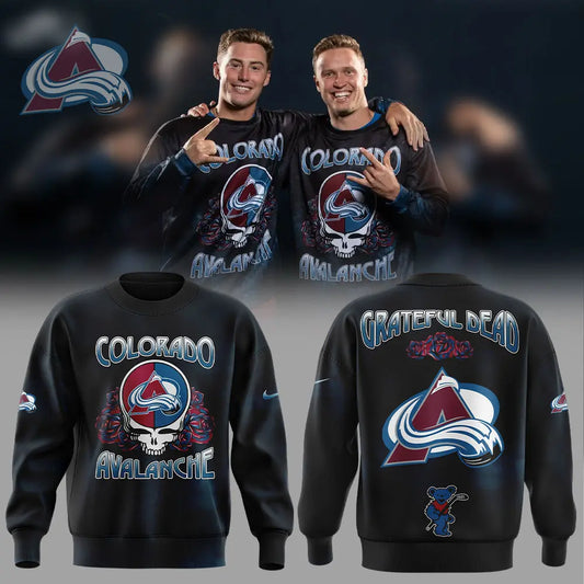 Limited Edition Colorado Avalanche Grateful Dead Night Sweatshirt