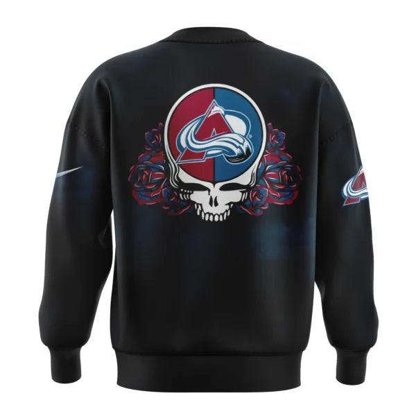 Limited Edition Colorado Avalanche Grateful Dead Night Sweatshirt