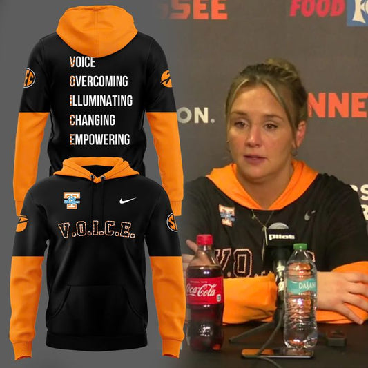 8B . Special New Voice Black Orange Hoodie