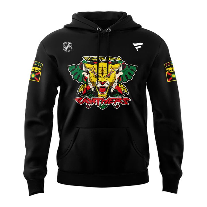 2A . Florida Panthers 2025 Black History Night Hoodie