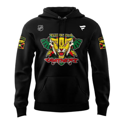 2A . Florida Panthers 2025 Black History Night Hoodie
