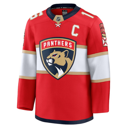 8A . Florida Panthers Aleksander Barkov Fanatics Red Home Premium Jersey