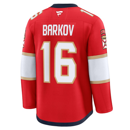 8A . Florida Panthers Aleksander Barkov Fanatics Red Home Premium Jersey
