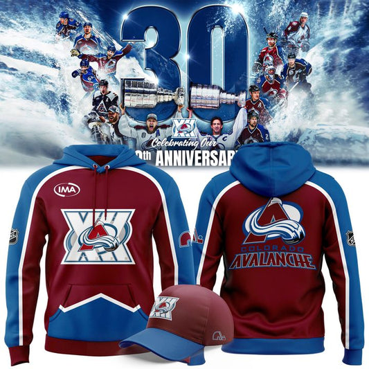 Colorado Avalanche 30th Anniversary Limited Edition Hoodie