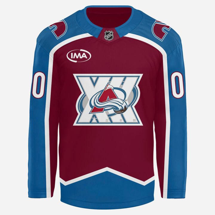 Colorado Avalanche 30th Anniversary Limited Edition Jerseys