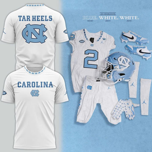 Special New Carolina Icy White Uniform Tshirt 2025