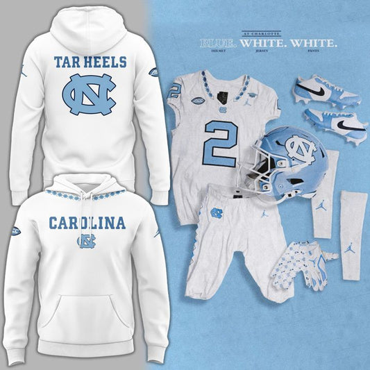 Special New Carolina Icy White Uniform Hoodie 2025