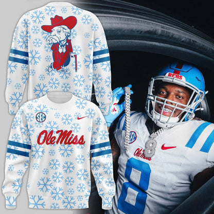 Special Edition Ole Miss Icy White Uniform Sweat