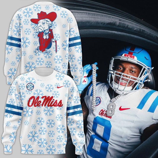 Special Edition Ole Miss Icy White Uniform Sweat