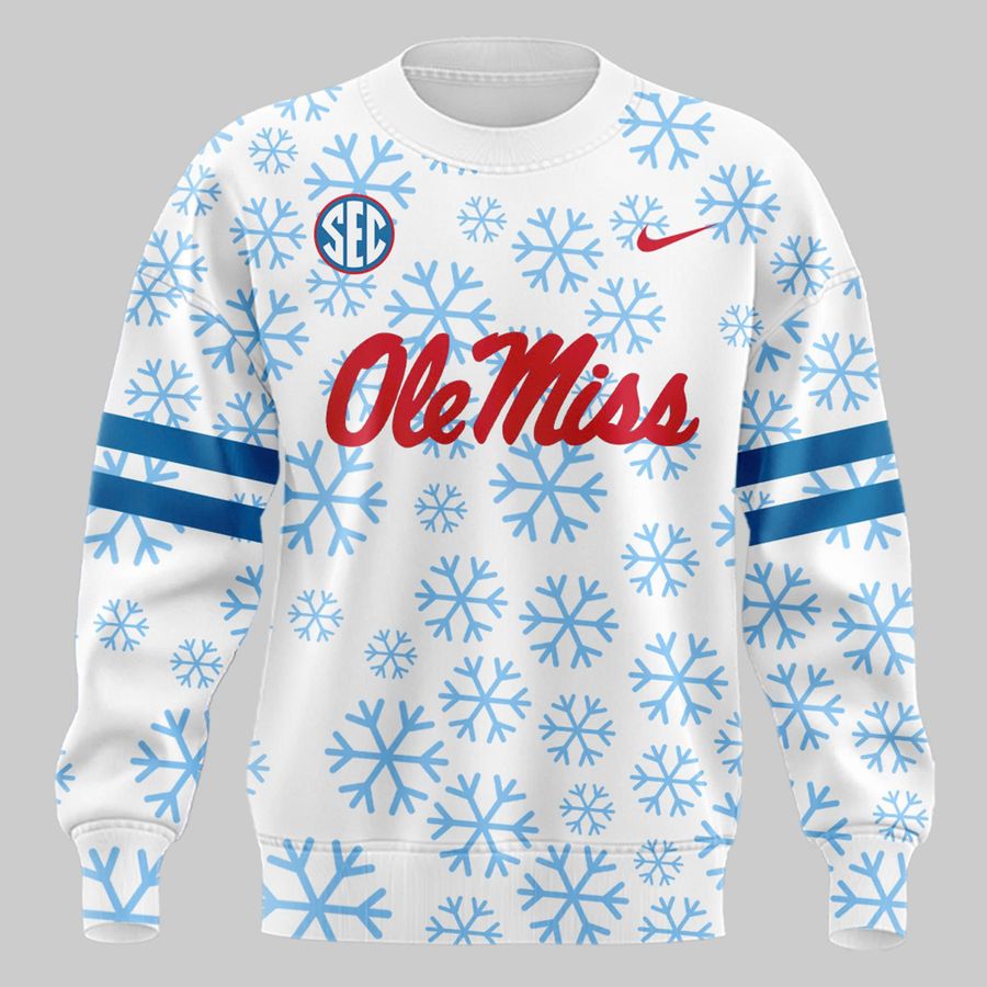 Special Edition Ole Miss Icy White Uniform Sweat