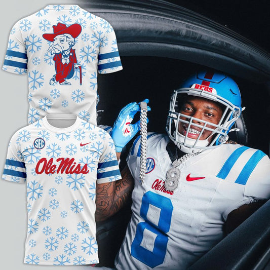 Special Edition Ole Miss Icy White Uniform Tshirt
