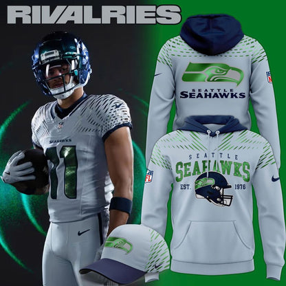 Seattle Seahawks Rivalries Collection Sideline Pullover Combo Hoodie