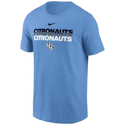 Men's Nike Light Blue UCF Knights 2025 Space Game Citronauts Core T-Shirt