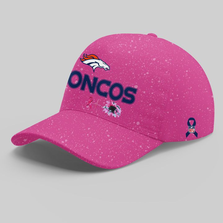 Limited Edition Denver Broncos Breast Cancer Awareness Pink Hoodie 2025