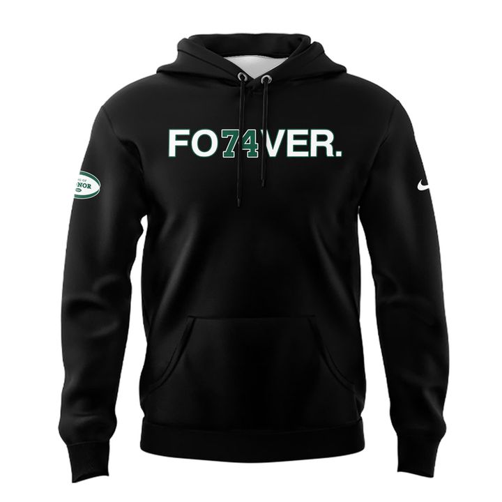 Forever. 74 Nick Mangold Black Hoodie