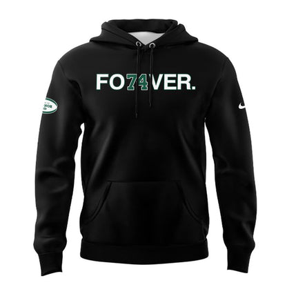 Forever. 74 Nick Mangold Black Hoodie